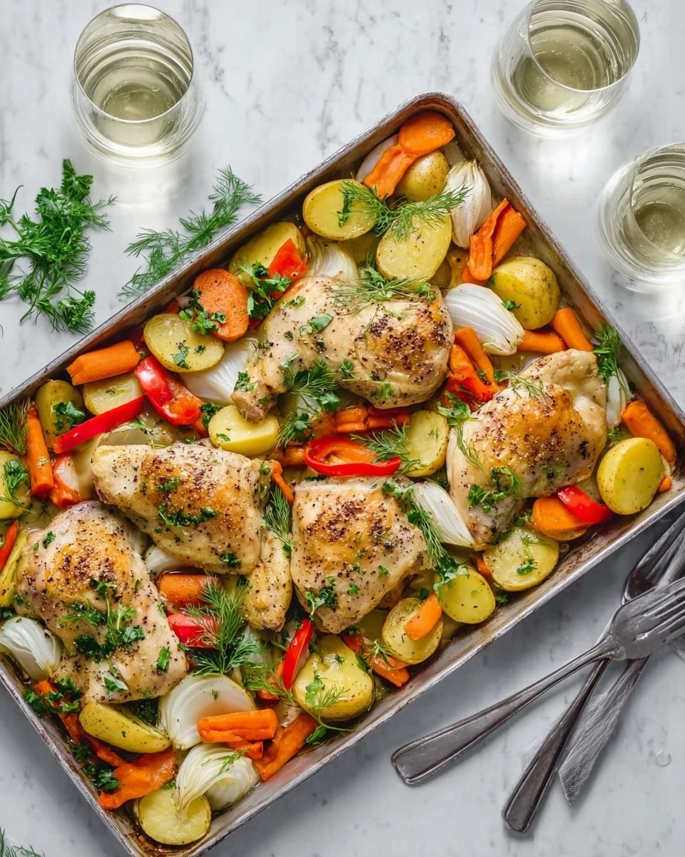 One-Pan Baked Chicken Dinner Recipe