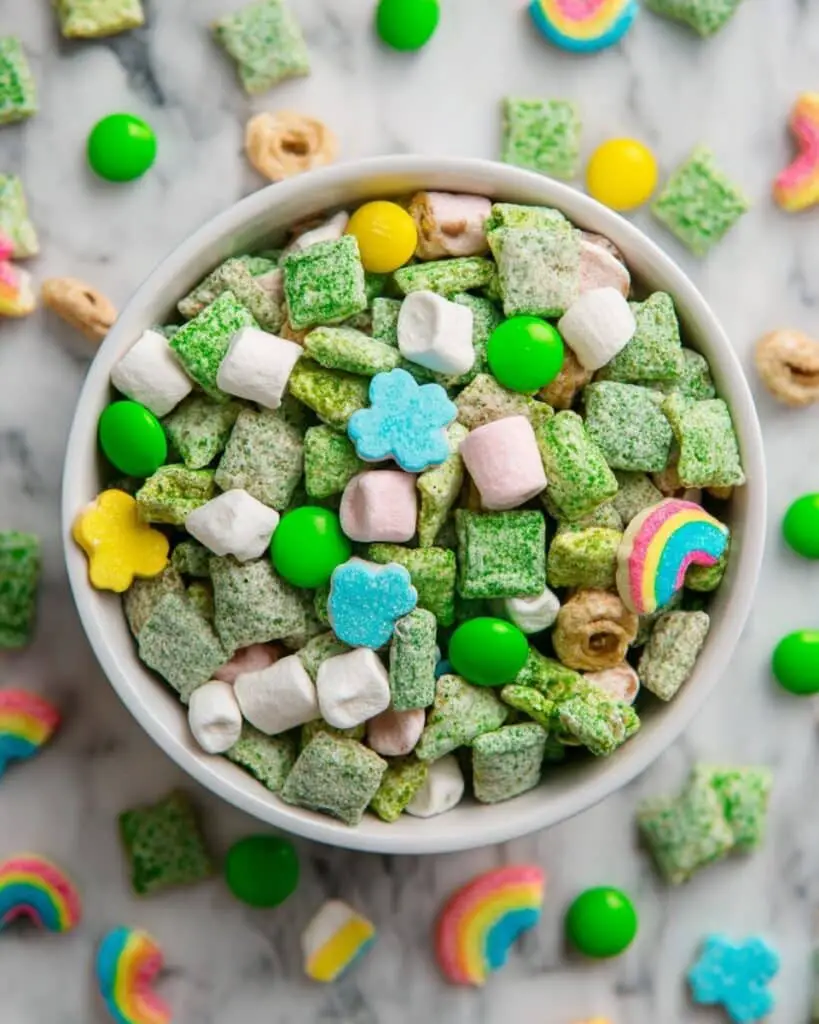 St. Patrick’s Day Muddy Buddies Recipe