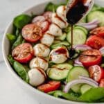 Fresh Cucumber Caprese Salad Delight Recipe