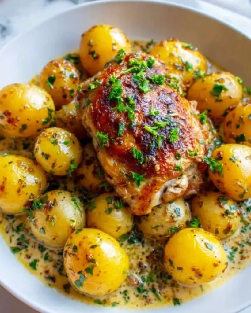 Irresistible Garlic Parmesan Crockpot Chicken Recipe