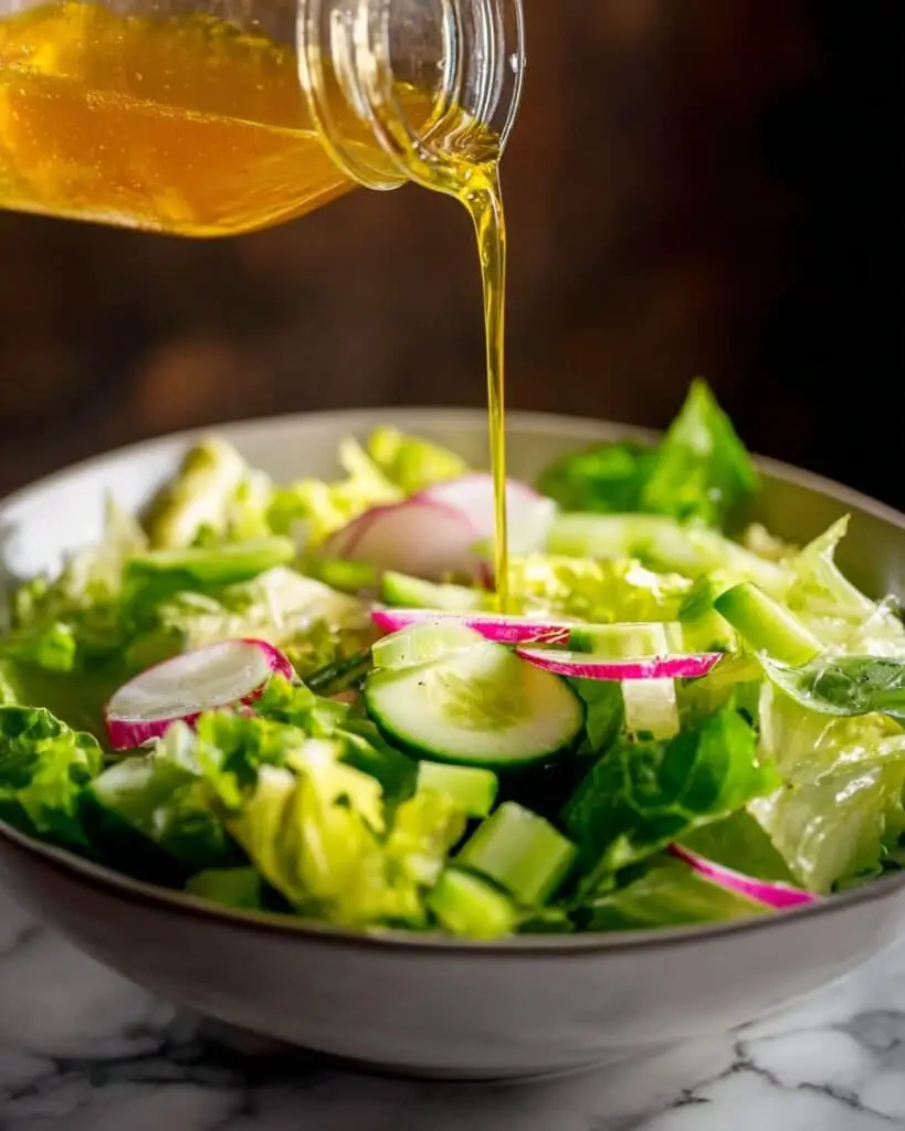 Simple Green Salad with Lemon Vinaigrette Recipe
