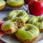 Eggless and Dairy-Free Caramel Apple Doughnuts Recipe