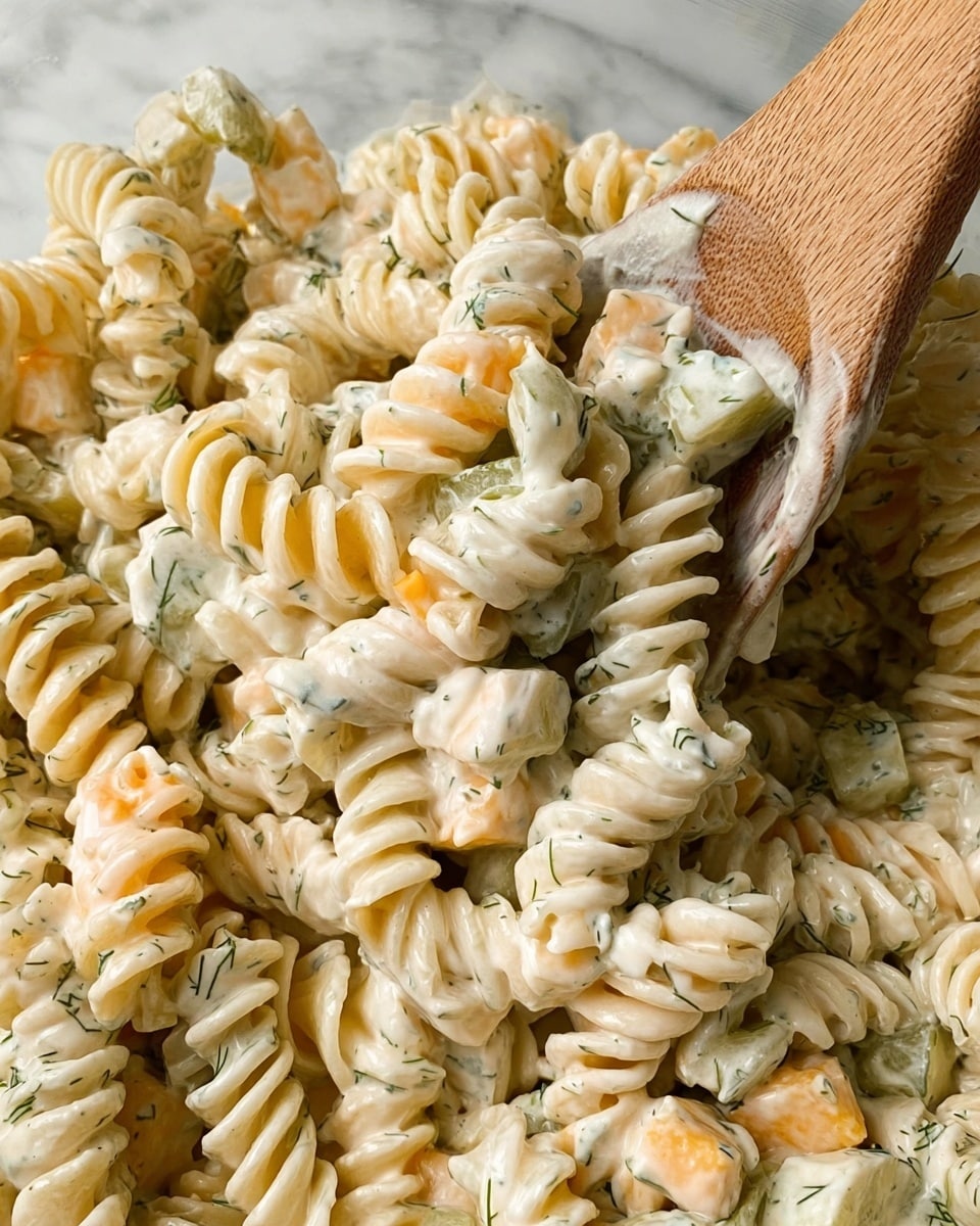 Fresh Dill Pickle Pasta Salad Recipe
