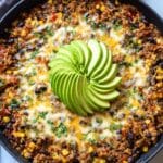 Cheesy Taco Rice Skillet Recipe