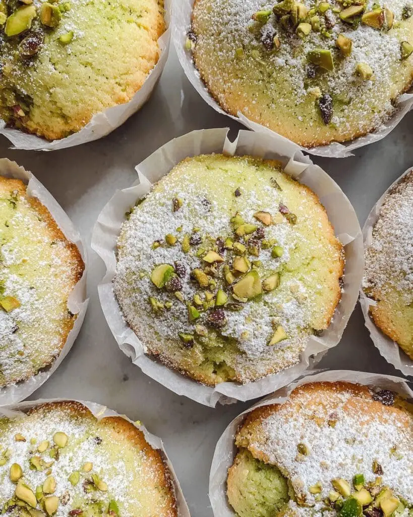 Easy Bakery-Style Pistachio Muffins Recipe