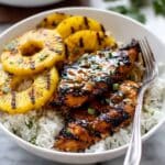 Hawaiian Chicken with Coconut Rice Recipe