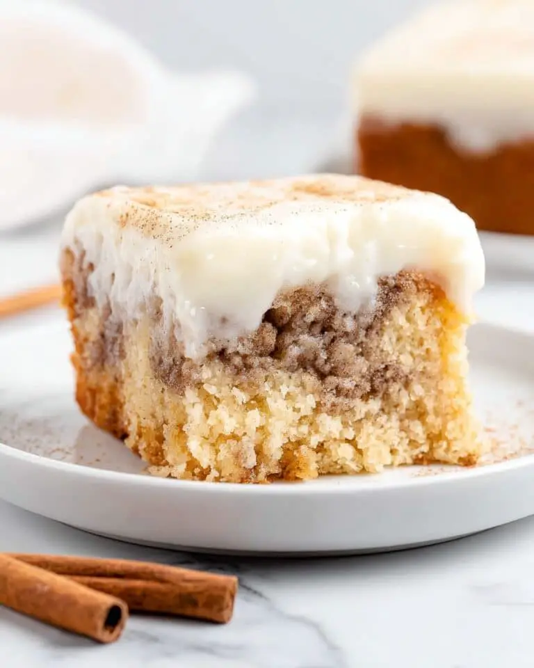 Cinnamon Poke Cake Recipe
