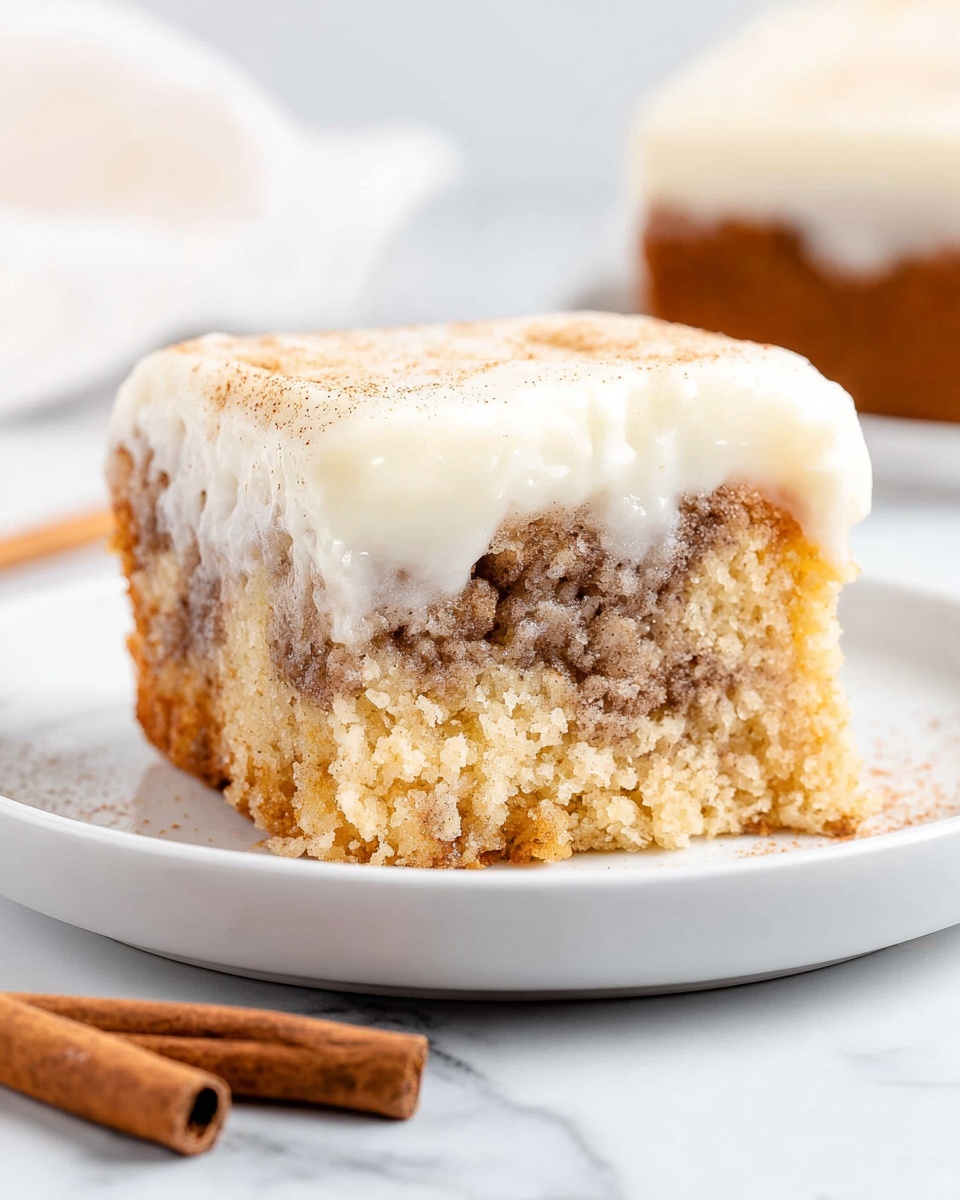 Cinnamon Poke Cake Recipe