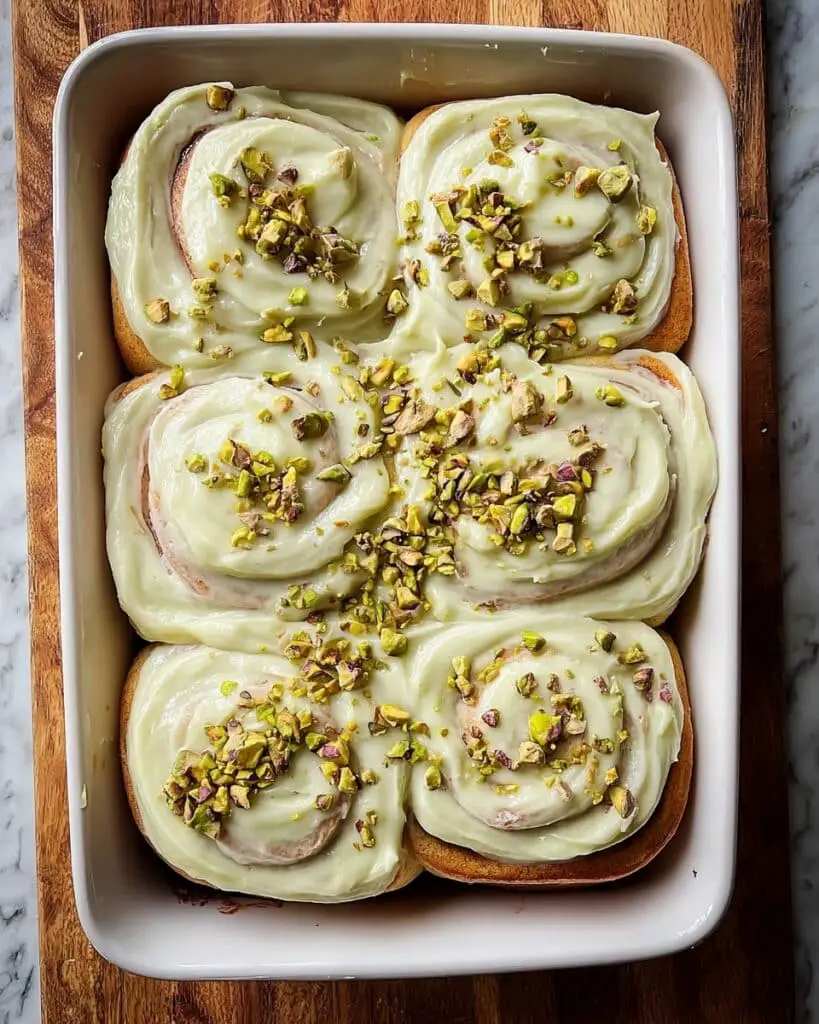 Small Batch Pistachio Cream Cinnamon Rolls: A Nutty Twist on a Classic Recipe