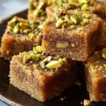 Brown Butter and Honey Pistachio Cookie Bars Recipe