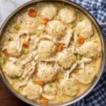 Easy Chicken and Dumplings with Biscuits Recipe