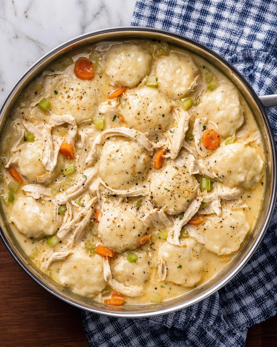 Easy Chicken and Dumplings with Biscuits Recipe