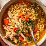 The Best Aromatic Ginger Scallion Chicken Noodle Soup Recipe