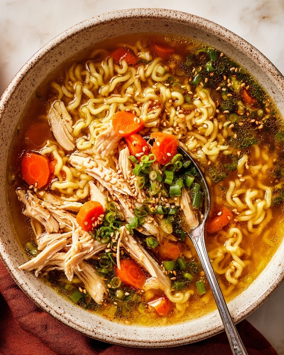 The Best Aromatic Ginger Scallion Chicken Noodle Soup Recipe
