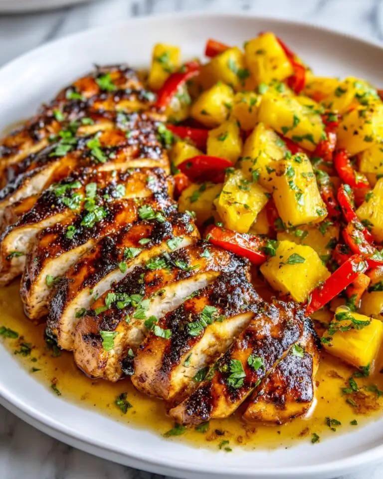 Grilled Mango Pineapple Chicken Recipe