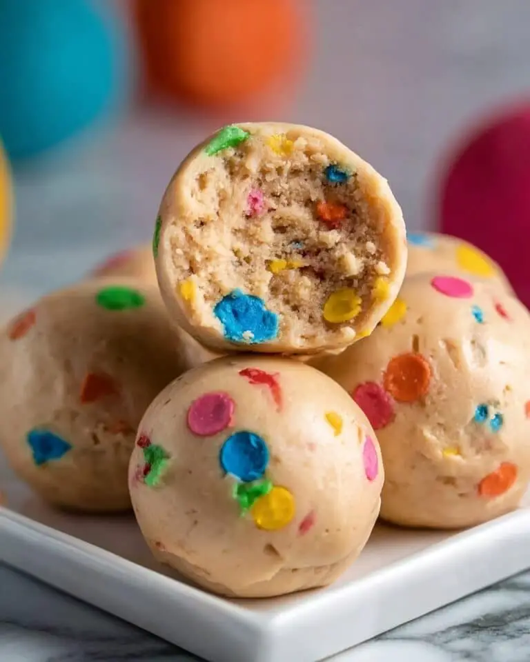 Birthday Cake Protein Balls Recipe