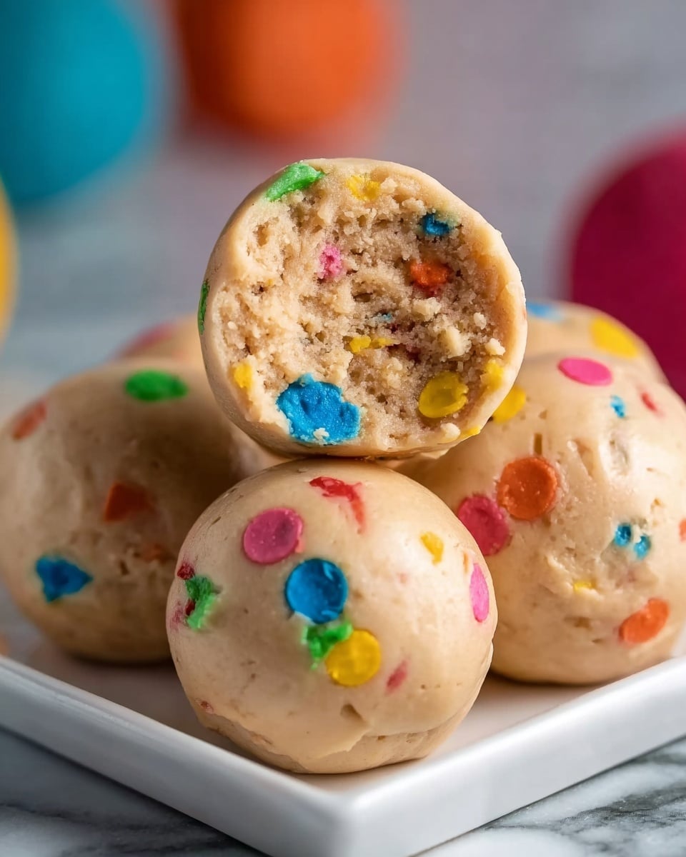 Birthday Cake Protein Balls Recipe