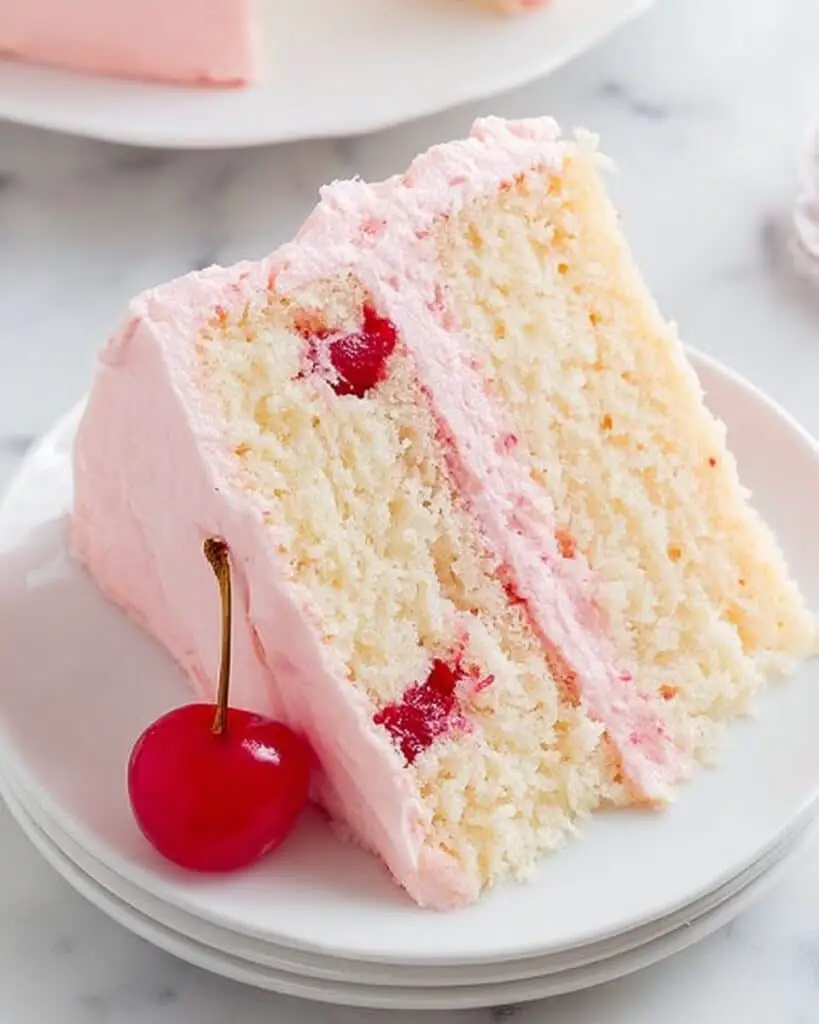 Cherry Almond Cake Recipe