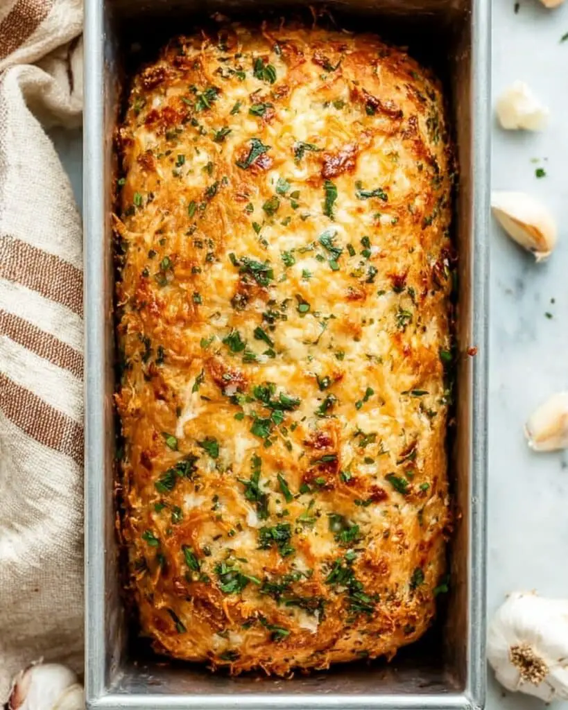 Garlic Parmesan Chicken Meatloaf Recipe