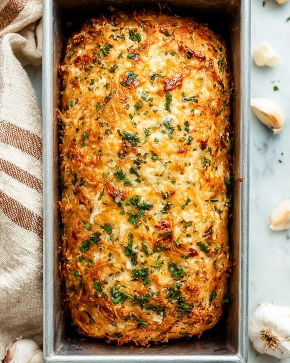Garlic Parmesan Chicken Meatloaf Recipe