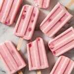 Strawberry Banana Coconut Milk Popsicles Recipe