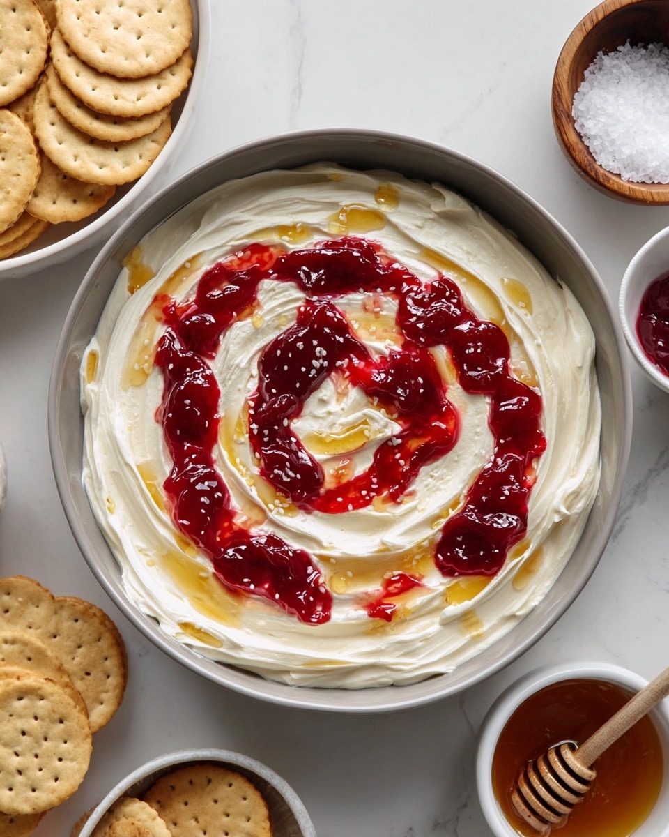 Whipped Brie with Fruit Preserves and Honey Recipe
