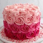 Easy Mother's Day Pink Ombre Cake Recipe