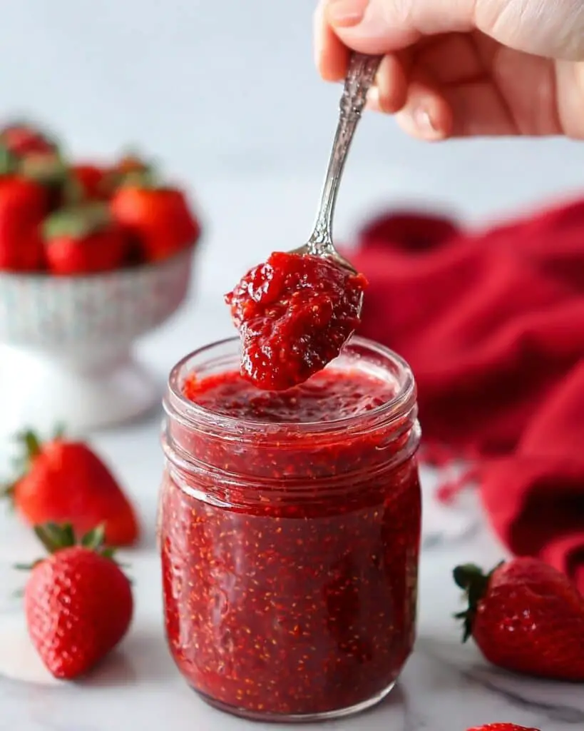 Easy 3-Ingredient Strawberry Chia Jam Recipe