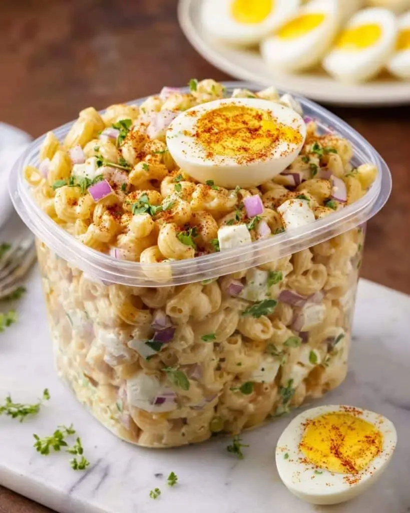 Deviled Egg Pasta Salad Recipe