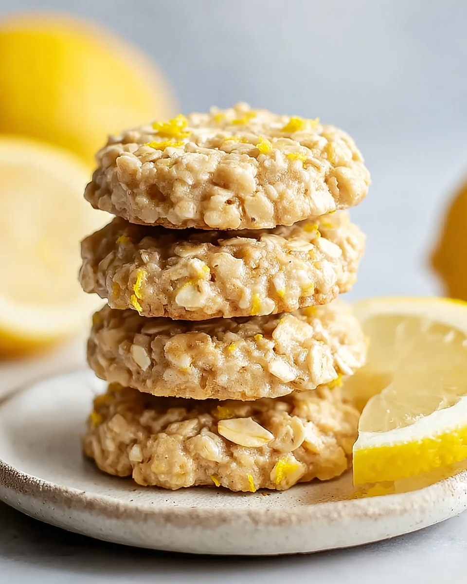 Lemon Oatmeal No-Bake Cookies Recipe