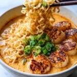 Spicy Chicken Ramen with Vegetables and Sesame Recipe