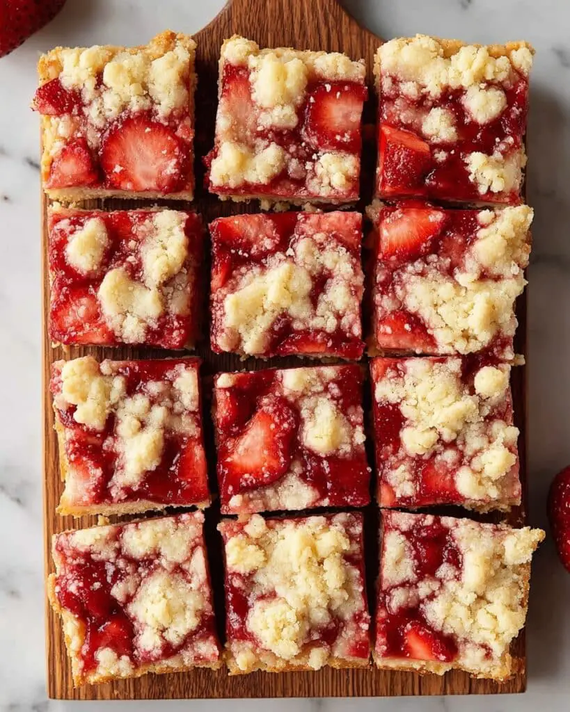 Strawberry Pie Bars Recipe