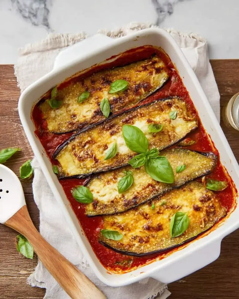 Parmigiana d’Aubergine Mozzarella & Parmesan Recipe