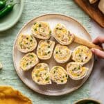 Jalapeno Popper Chickpea Pinwheels Recipe
