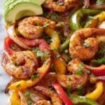Sheet Pan Chili Lime Shrimp Fajitas Recipe