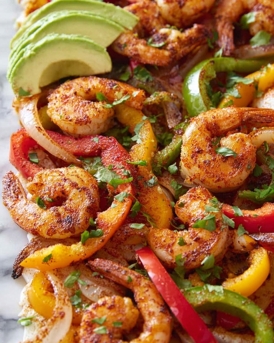 Sheet Pan Chili Lime Shrimp Fajitas Recipe