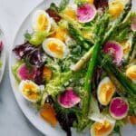 Spring Beet and Radish Salad with Fresh Herbs and Soft-Boiled Eggs Recipe