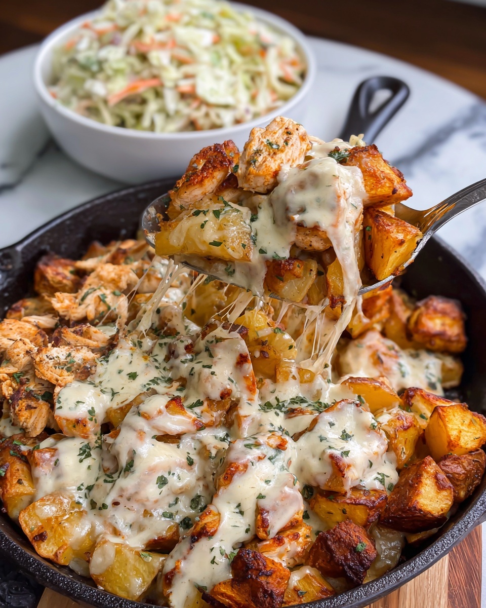 Garlic Parmesan Chicken and Potatoes Recipe