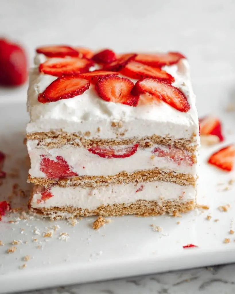 No-Bake Fruit and Nut Icebox Cake Recipe