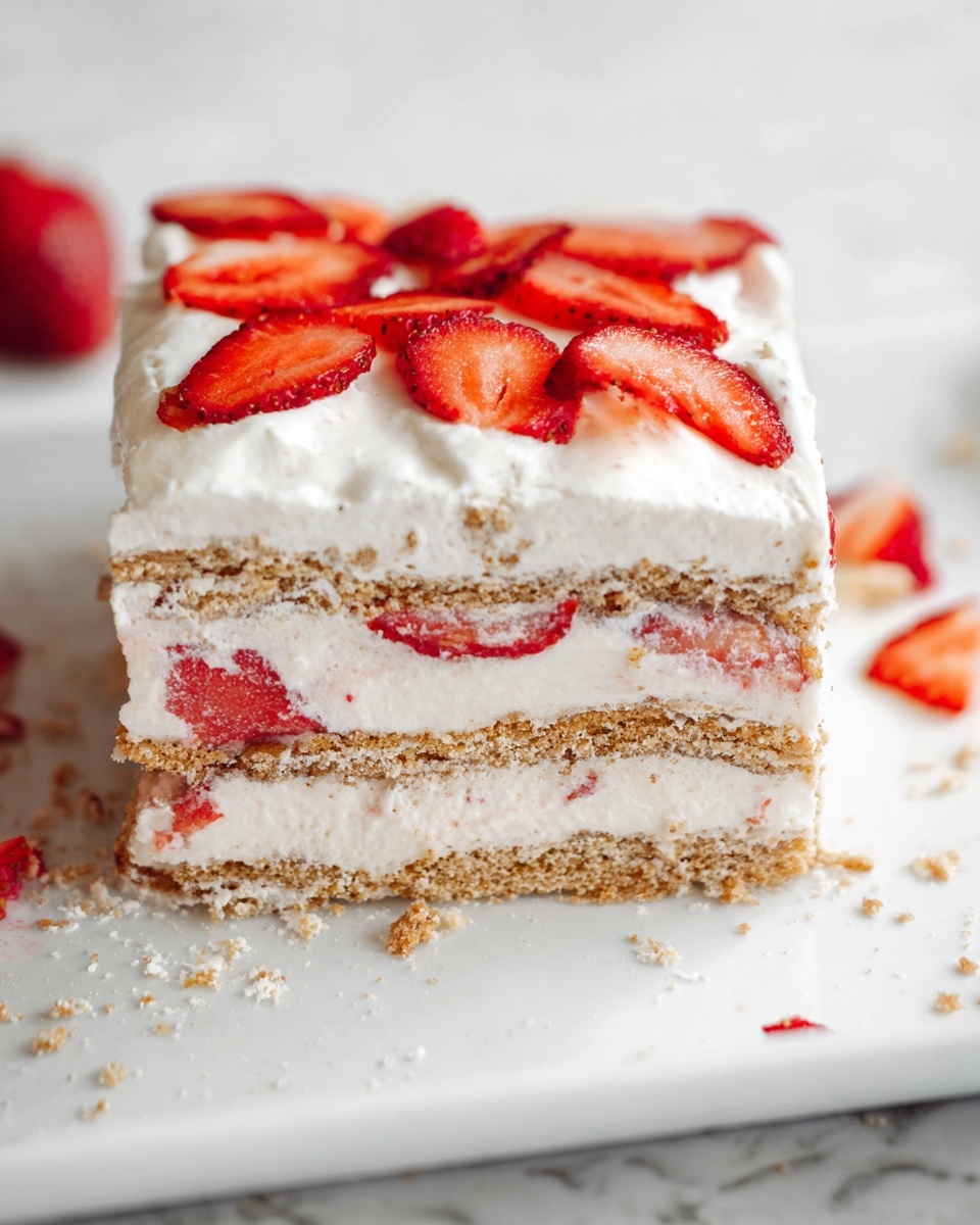 No-Bake Fruit and Nut Icebox Cake Recipe