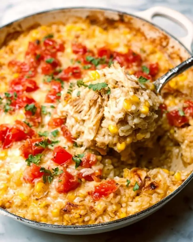 Chicken Enchilada Rice Casserole Recipe