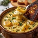 Cheddar Garlic Herb Potato Soup: Creamy Comfort in a Bowl Recipe