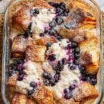 Blueberry Croissant French Toast Bake Recipe