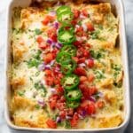 White Chicken Enchiladas Recipe