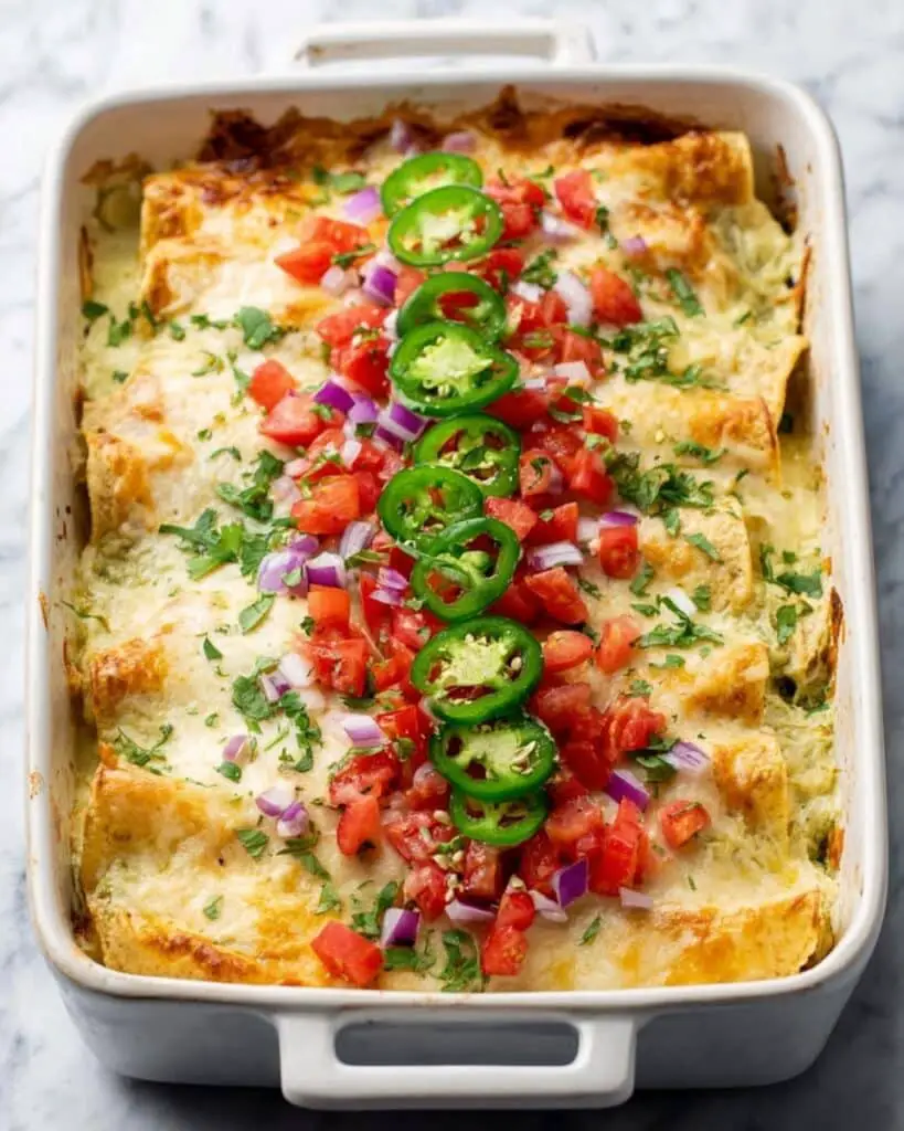 White Chicken Enchiladas Recipe