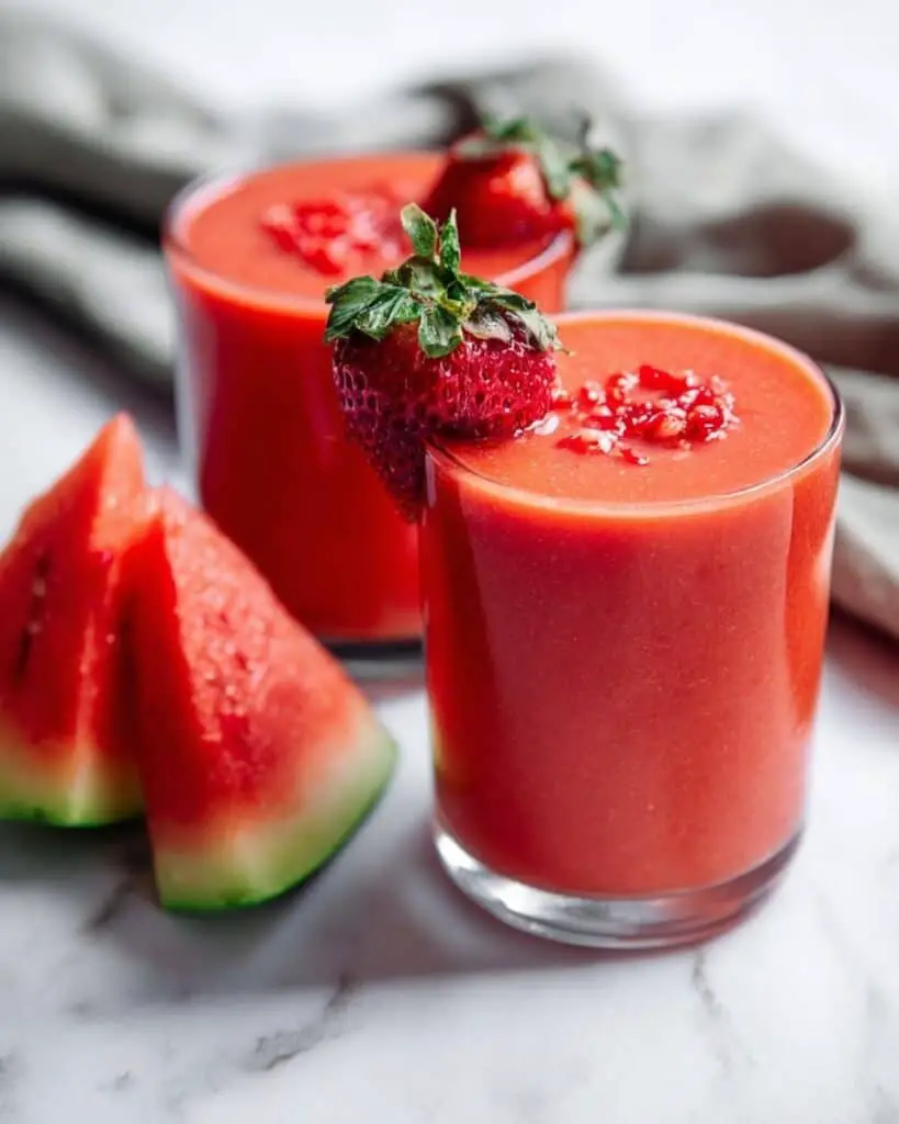 Strawberry Watermelon Smoothie Recipe