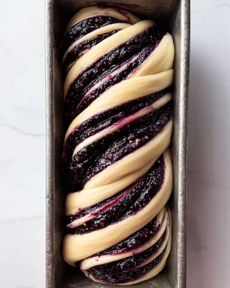 Blueberry Lemon Sourdough Babka Recipe