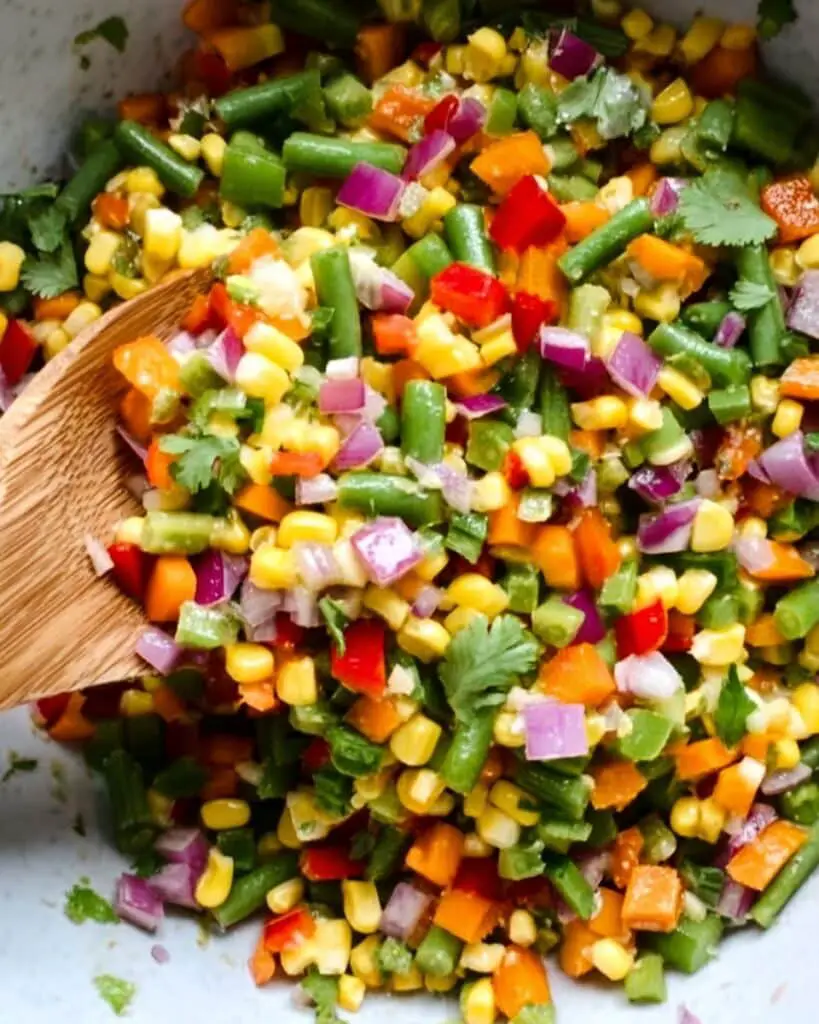 Spring Chopped Vegetable Salad Recipe
