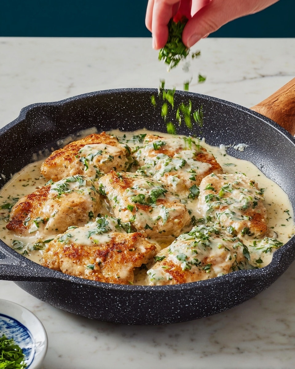 Creamy Lemon Herb Chicken Recipe