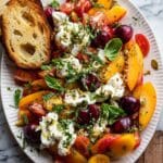 Tomato, Peach, and Burrata Salad Recipe